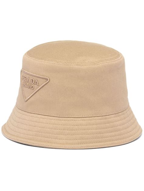 tan prada hat